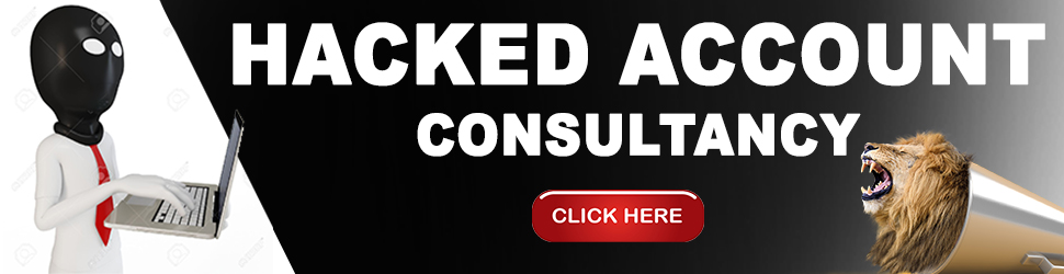 hacked account consultancy banner